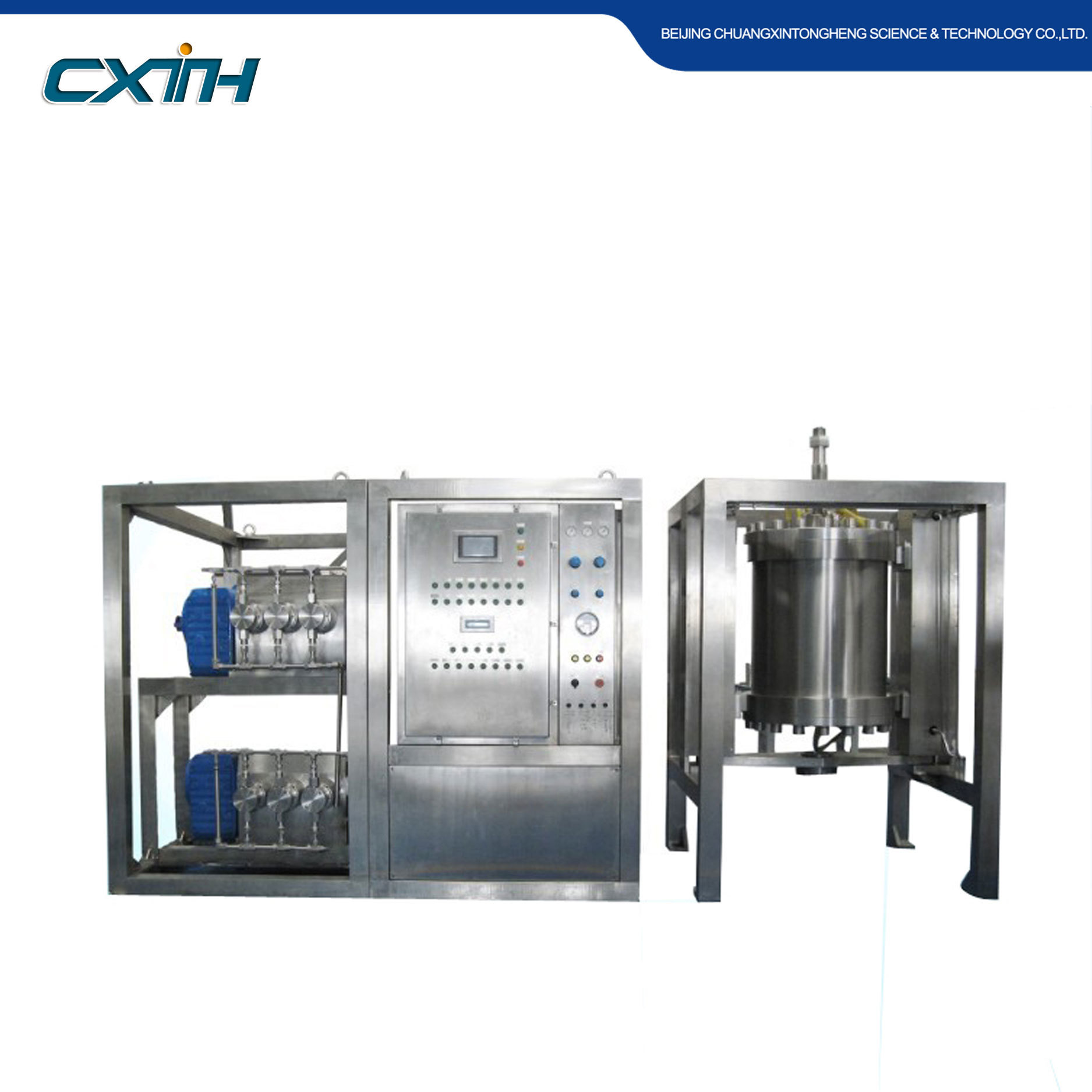 Three generations of industrialized preparative liquid chromatography system